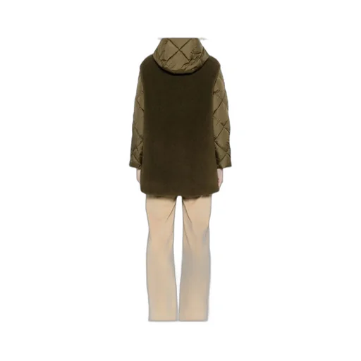 Press-Stud Fastened Hooded Jacket