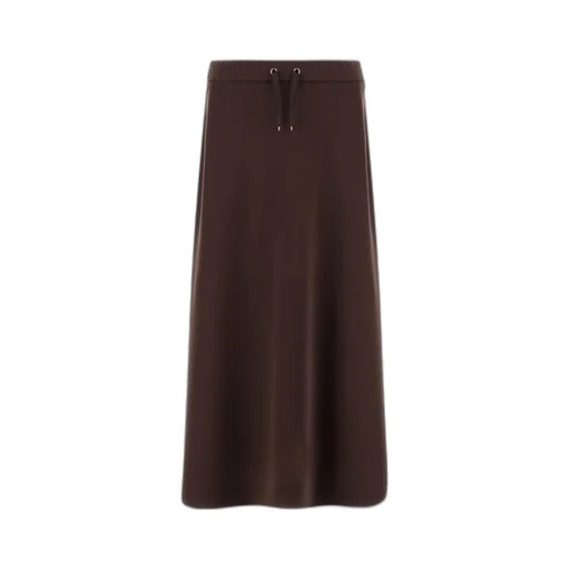 Drawstring Flared Skirt