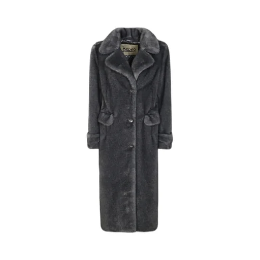 Lapel-Collar Single-Breasted Coat