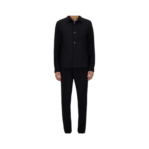 Button-Fastening Patch-Pocket Shirt Jacket