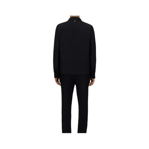 Button-Fastening Patch-Pocket Shirt Jacket