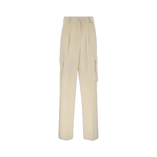 Pleated Detail Cargo Trousers