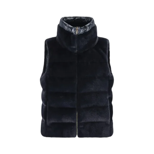 Quilted High-Neck Gilet