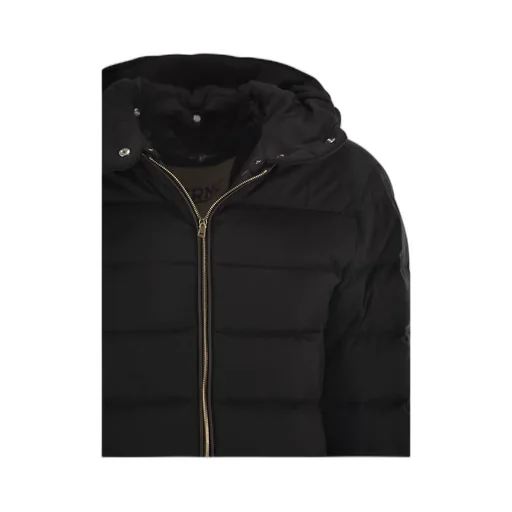Zip-Up Hooded Down Jacket