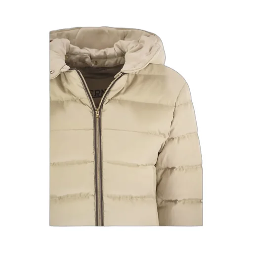 Zip-Up Hooded Down Jacket