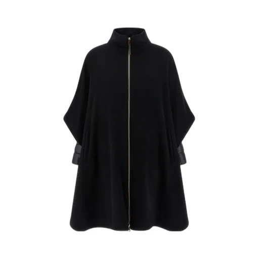 High Neck Zipped Coat