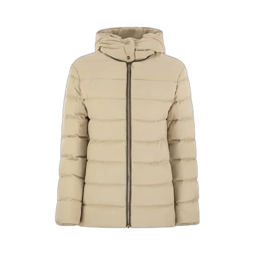 Zip-Up Hooded Down Jacket