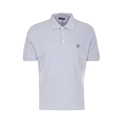 Logo Embroidered Basic Polo Shirt