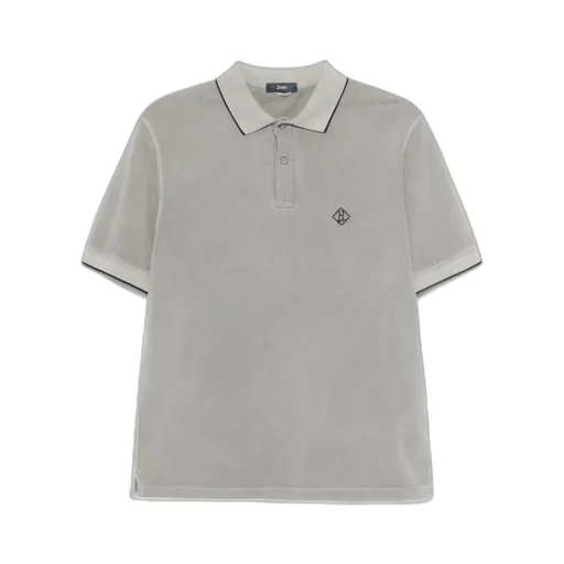Logo Embroidered Short Sleeved Polo Shirt