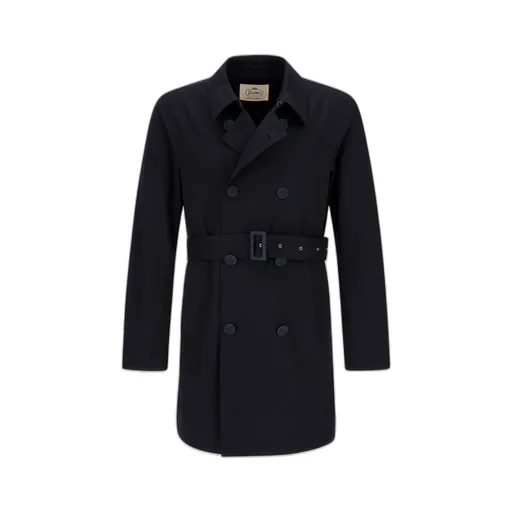 Double-Breasted Belted Trench Coat