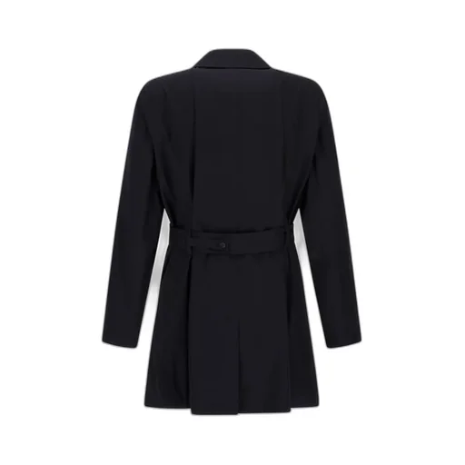Double-Breasted Belted Trench Coat
