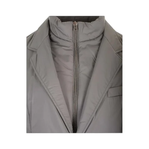 Layered Detail Zipped Jacket