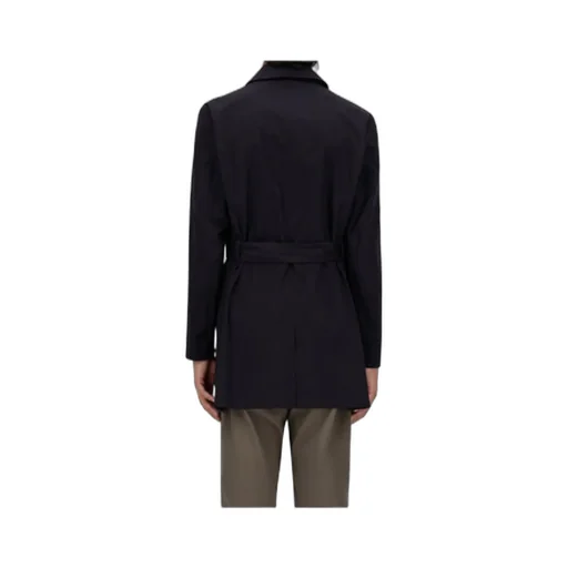 Double-Breasted Belted Trench Coat