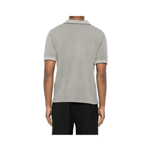 Logo Embroidered Short Sleeved Polo Shirt