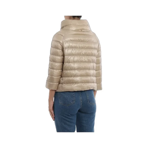 Ultralight Quilted High-Shine Puffer Jacket