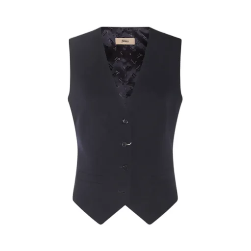 Logo-Jacquard V-Neck Waistcoat