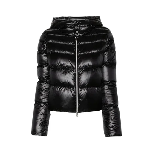 Zip-Up Hooded Puffer Jacket
