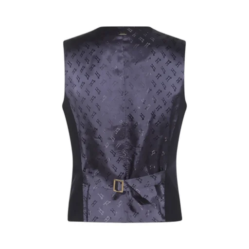 Logo-Jacquard V-Neck Waistcoat
