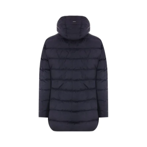 Hooded Quilted Down Coat