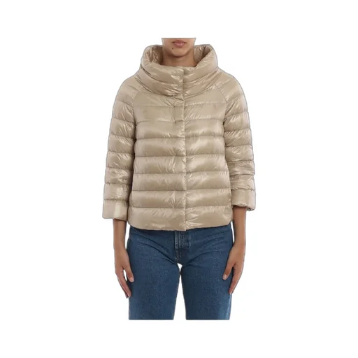 Ultralight Quilted High-Shine Puffer Jacket
