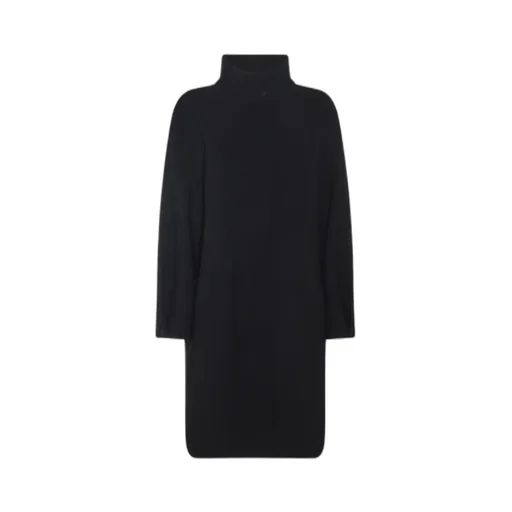 High-Neck Long Sleeved Coat