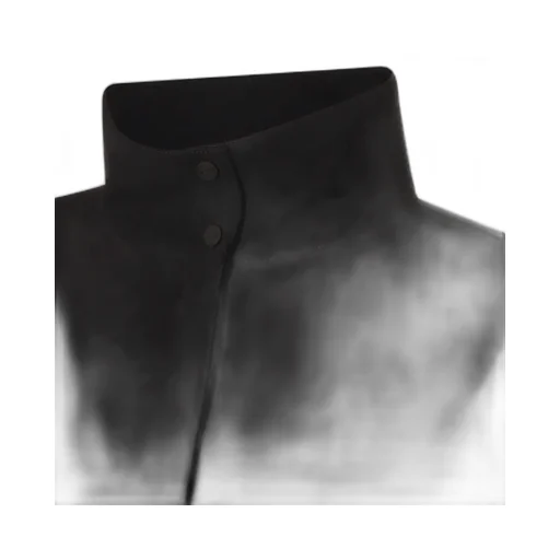 High-Neck Long Sleeved Coat