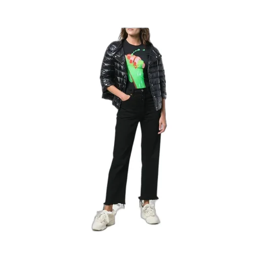 Cropped Sleeve Down Jacket