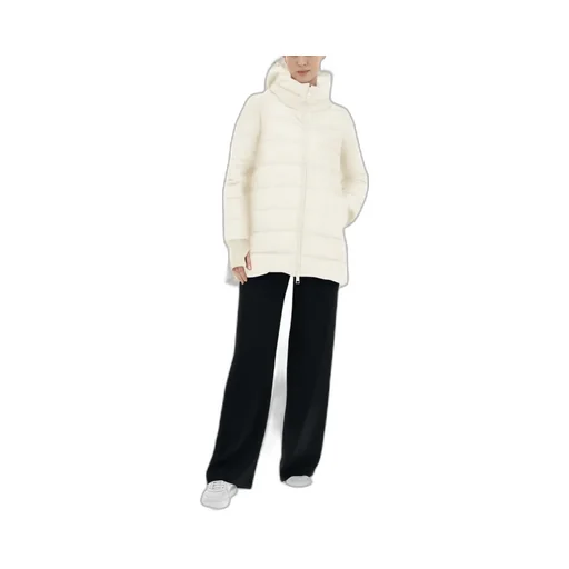Zip-Up Hooded Down Jacket