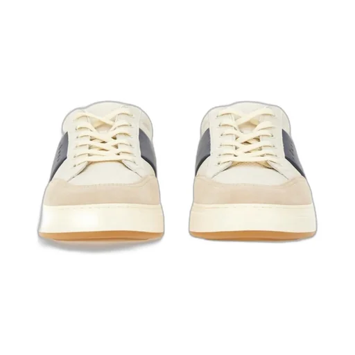Logo Embossed Lace-Up Sneakers