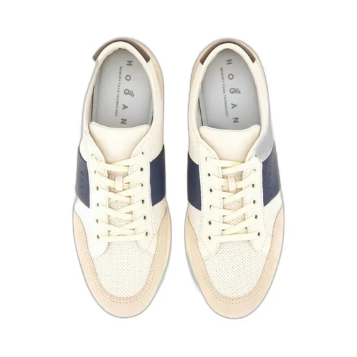 Logo Embossed Lace-Up Sneakers