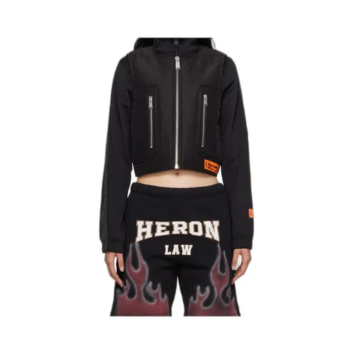 Zipper Vest Style Cotton Jacket