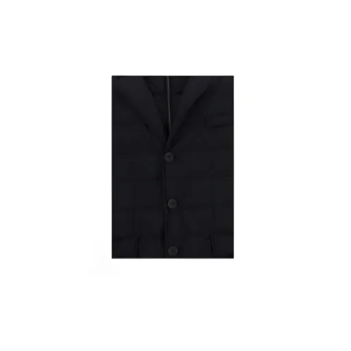 Layered Effect Quilted Coat
