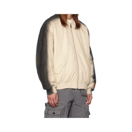 Gradient Long Sleeve Cotton Coat