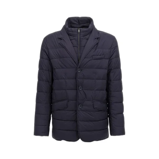 Layered Effect Quilted Coat