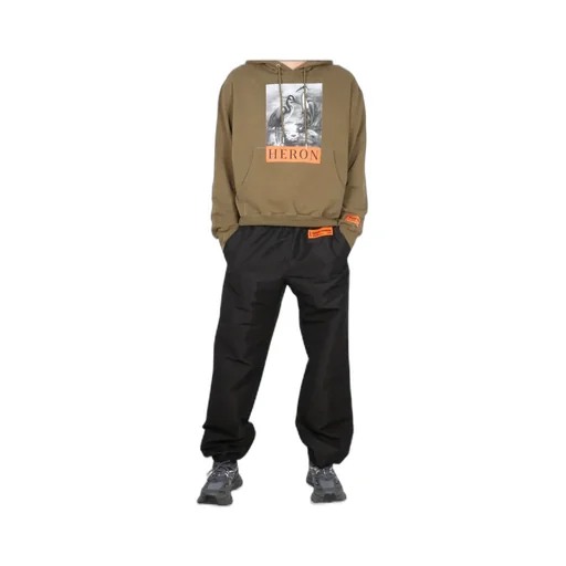 Logo Patch Wide Leg Pants