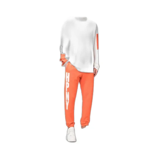 Hpny-Print Tapered Track Pants