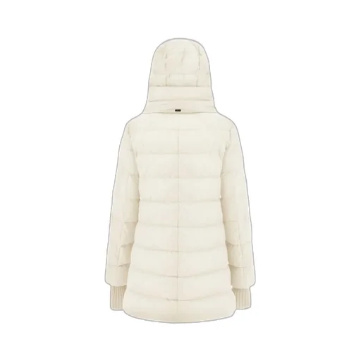Zip-Up Hooded Down Jacket