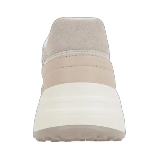 Panelled Lace-Up Sneakers