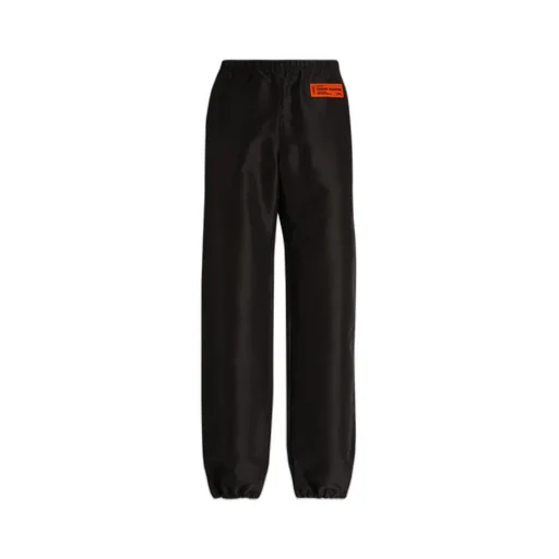 Logo Patch Wide Leg Pants