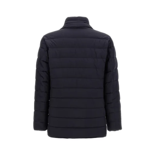 Layered Effect Quilted Coat
