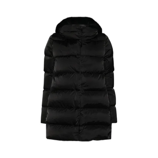 Hooded Quilted Down Coat