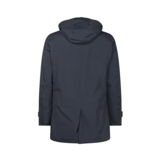 Gore-Tex Logo-Printed Drawstring Hooded Coat