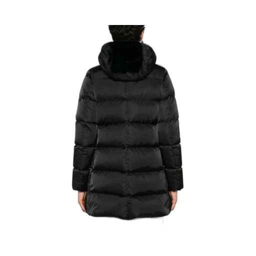 Hooded Quilted Down Coat