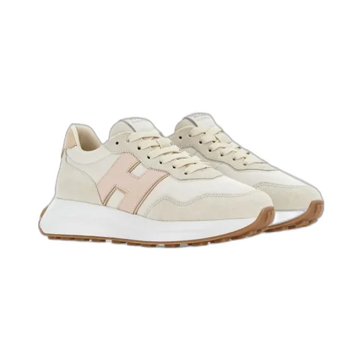 Logo Patch Panelled Sneakers