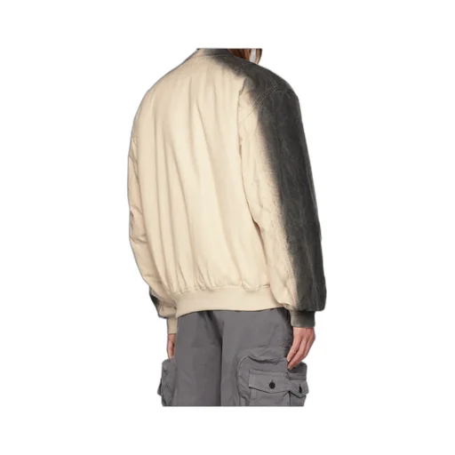 Gradient Long Sleeve Cotton Coat