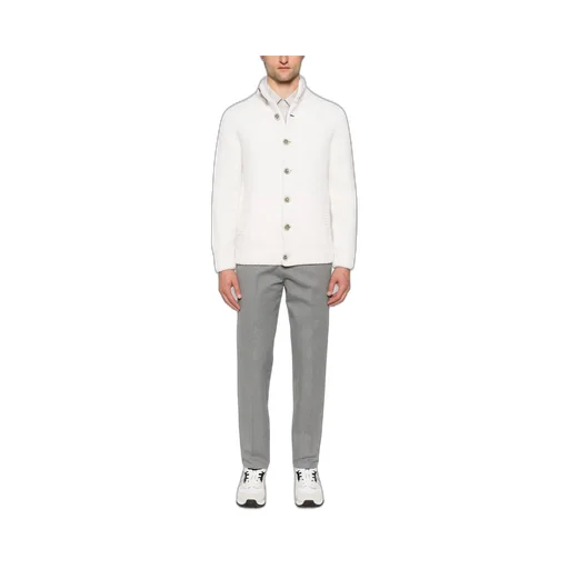 High Neck Knitted Bomber Jacket