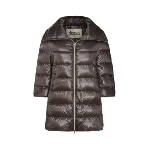Cleofe Quilted Zip-Fastening Coat