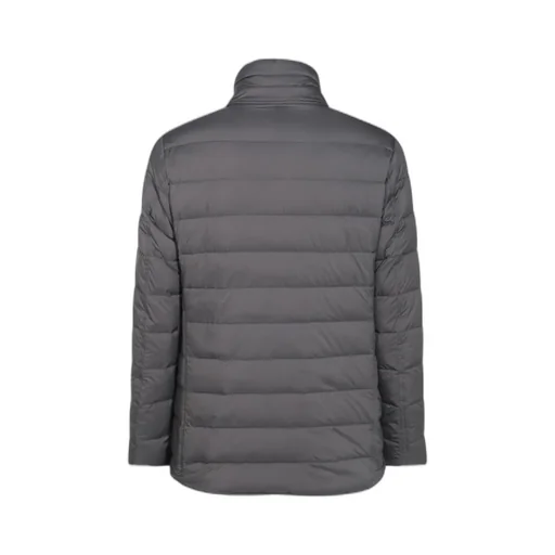 Layered Effect Quilted Coat