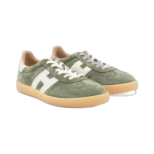 Logo Embossed Lace-Up Sneakers