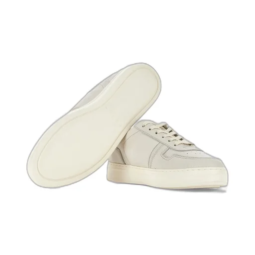 Logo Printed Round Toe Sneakers